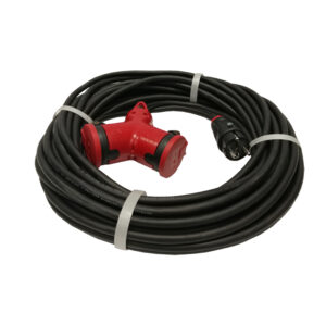 31125250 Przedłużacz elCORD UNI 16A->2xGK 25m 3G1.5